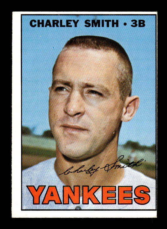 1967 Topps #257 Charley Smith New York Yankees VG HOF10010328