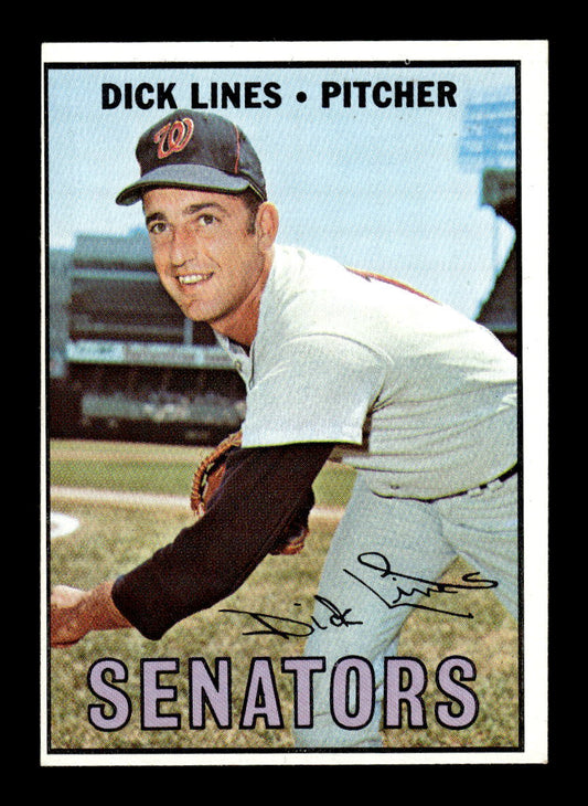 1967 Topps #273 Dick Lines PACK FRESH HOF10010343