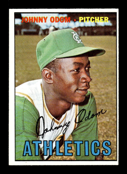 1967 Topps #282 Johnny Odom PACK FRESH HOF10010352