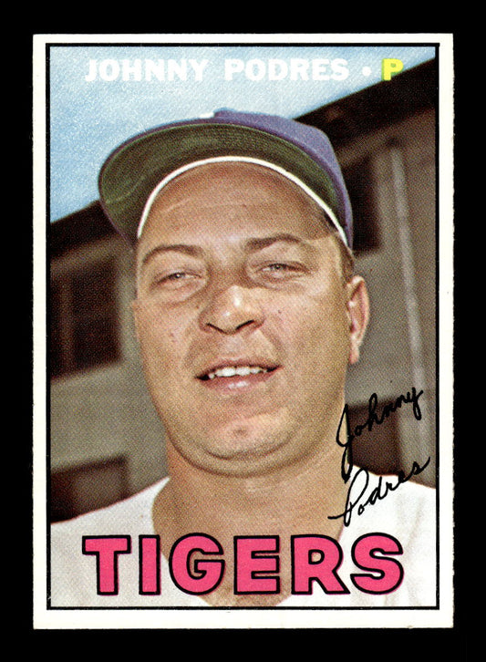 1967 Topps #284 Johnny Podres PACK FRESH HOF10010354