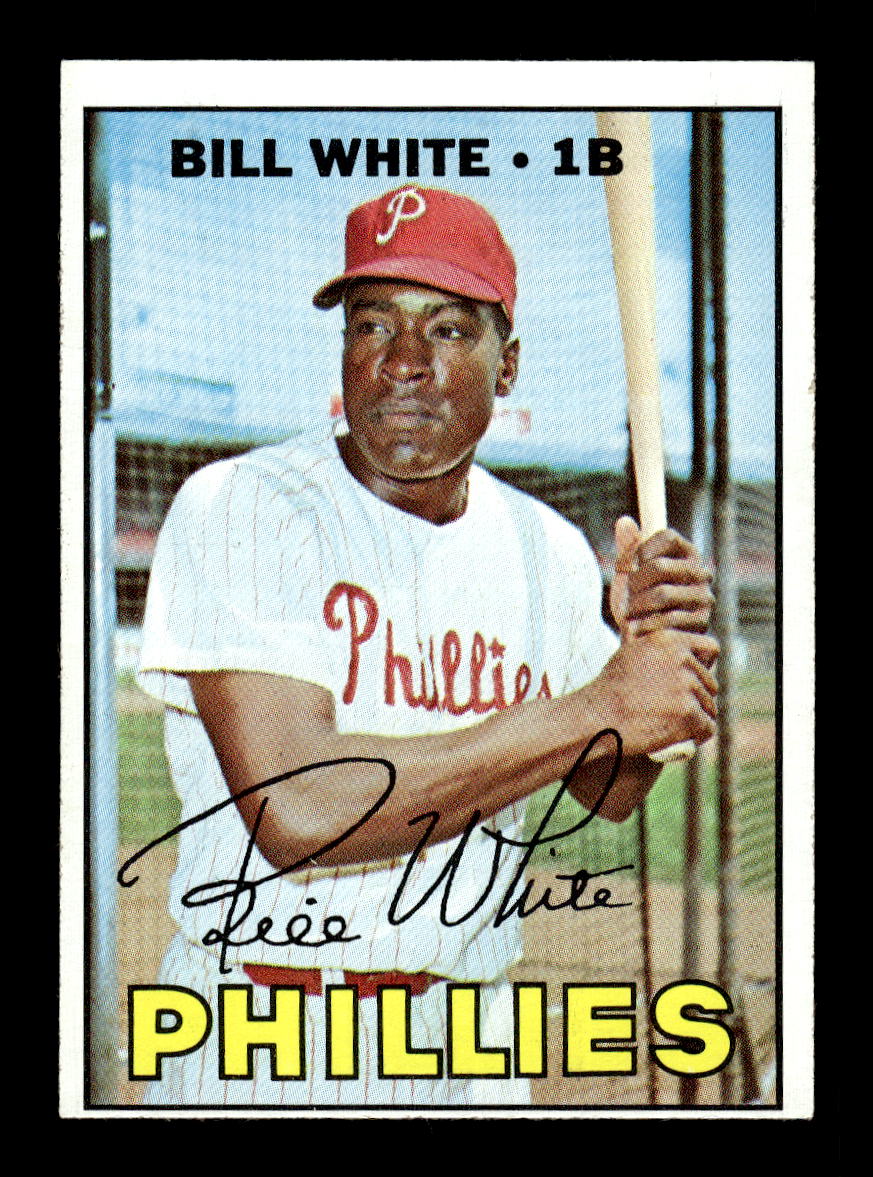 1967 Topps #290 Bill White PACK FRESH HOF10010358