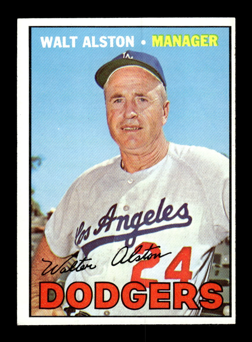 1967 Topps #294 Walt Alston PACK FRESH HOF10010362