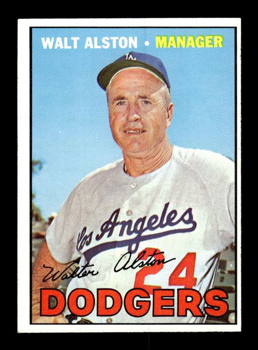 1967 Topps #294 Walt Alston PACK FRESH HOF10010362