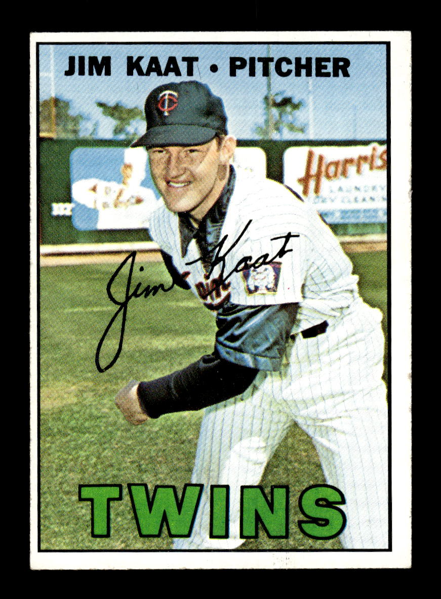 1967 Topps #300 Jim Kaat PACK FRESH HOF10010368
