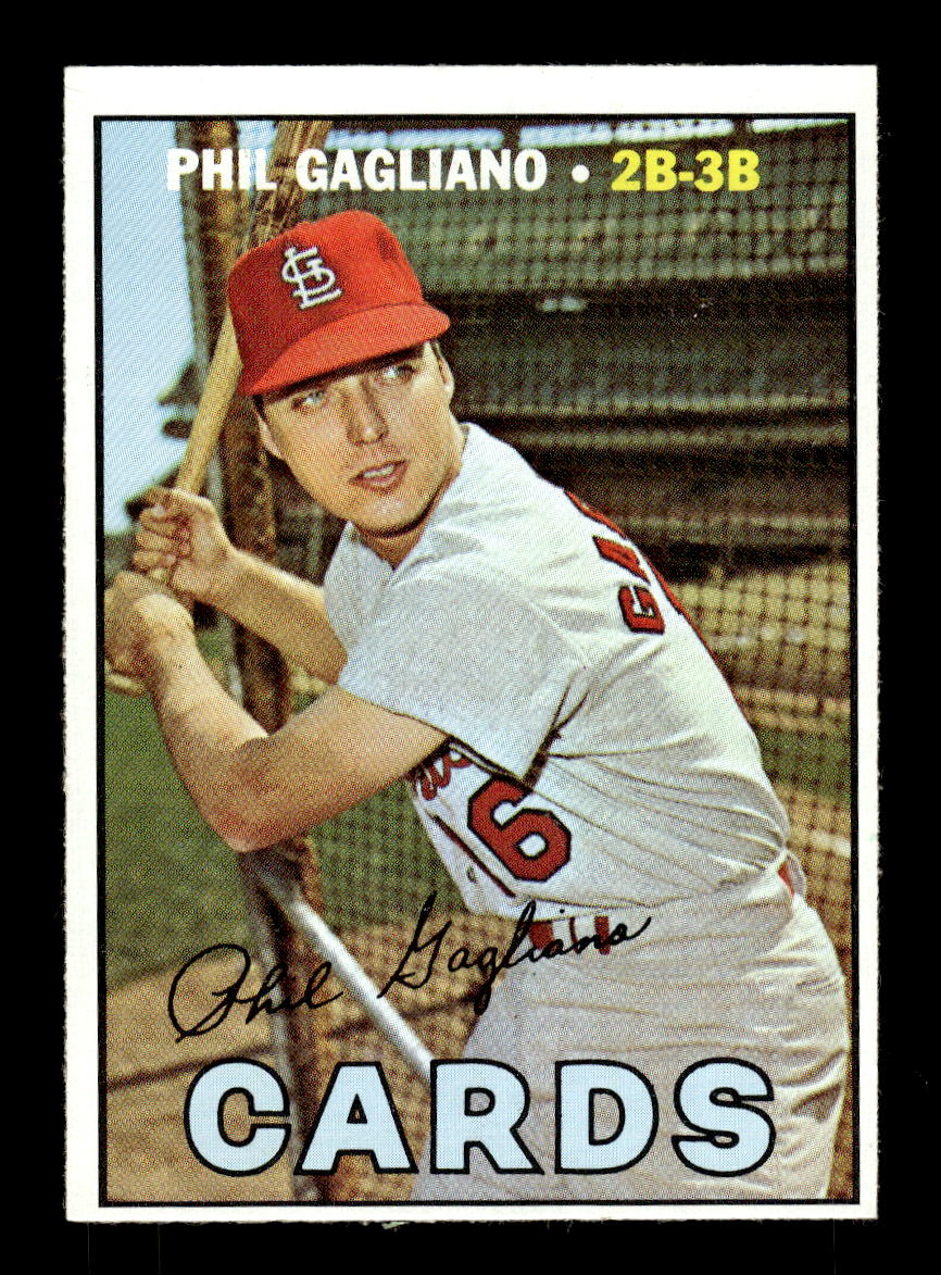 1967 Topps #304 Phil Gagliano PACK FRESH HOF10010372