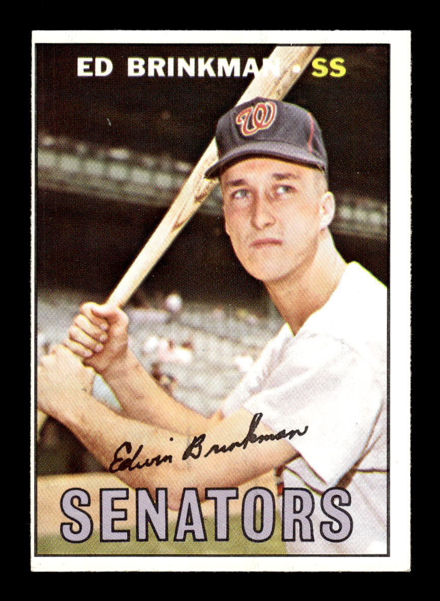 1967 Topps #311 Ed Brinkman PACK FRESH HOF10010378