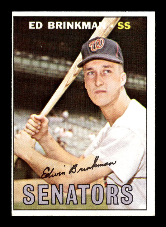 1967 Topps #311 Ed Brinkman PACK FRESH HOF10010378