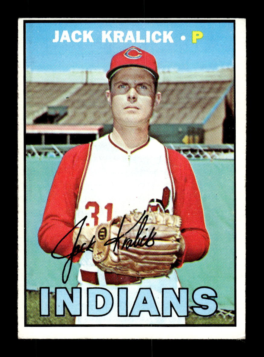 1967 Topps #316 Jack Kralick PACK FRESH HOF10010382
