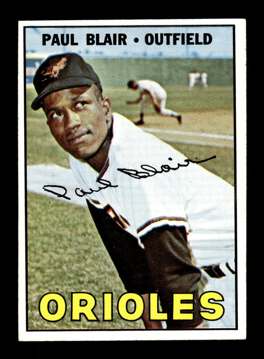 1967 Topps #319 Paul Blair PACK FRESH HOF10010385