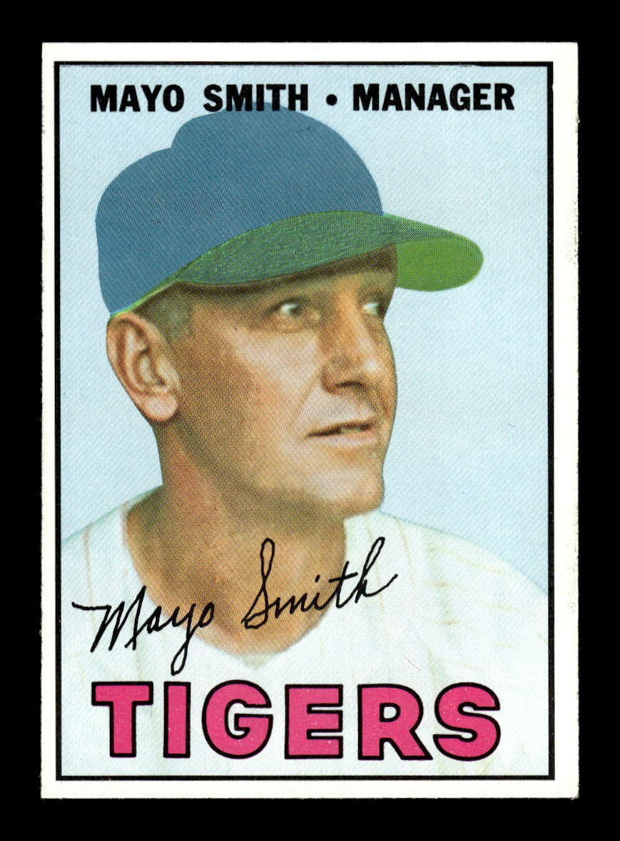 1967 Topps #321 Mayo Smith PACK FRESH HOF10010387