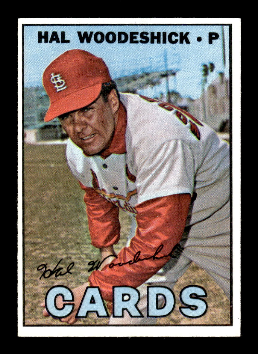 1967 Topps #324 Hal Woodeshick PACK FRESH HOF10010389