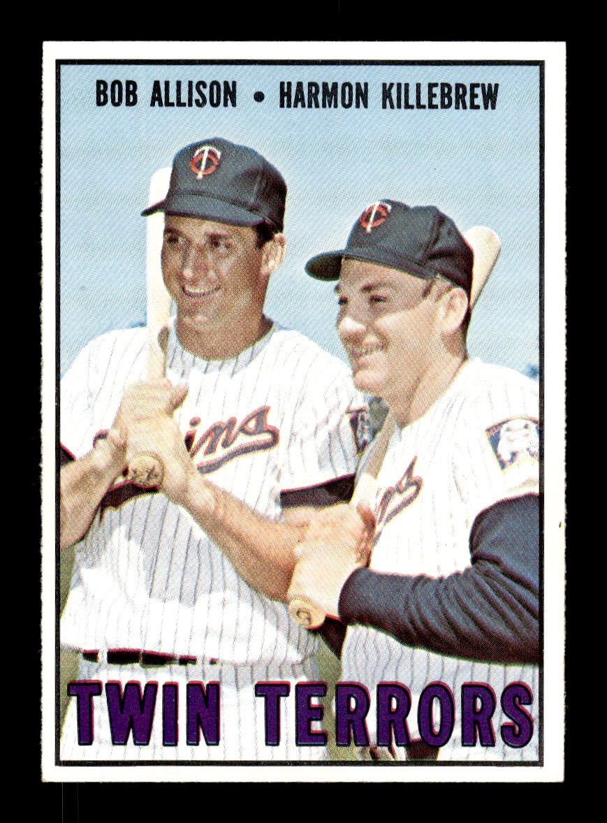 1967 Topps #334 Twin Terrors Allison Killebrew PACK FRESH HOF10010397