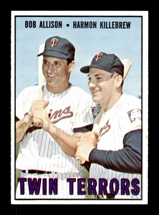 1967 Topps #334 Twin Terrors Allison Killebrew PACK FRESH HOF10010397