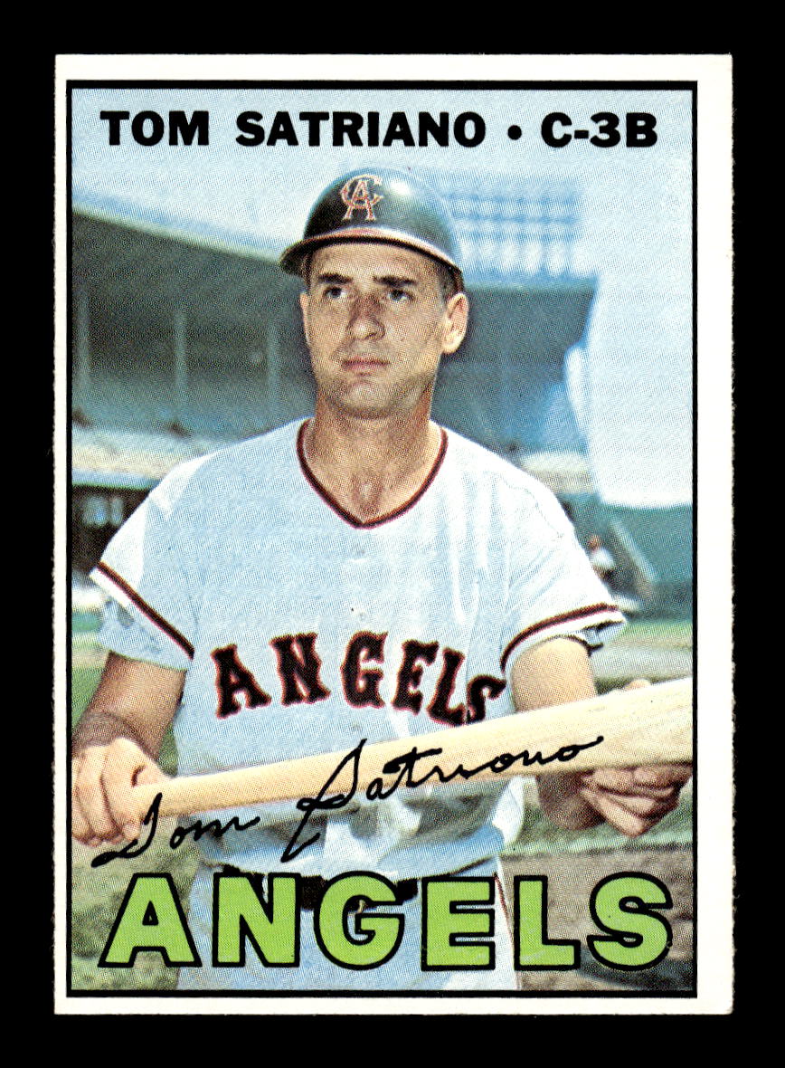 1967 Topps #343 Tom Satriano California Angels VGEX HOF10010404