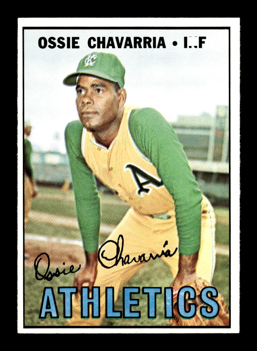 1967 Topps #344 Ossie Chavarria PACK FRESH HOF10010405
