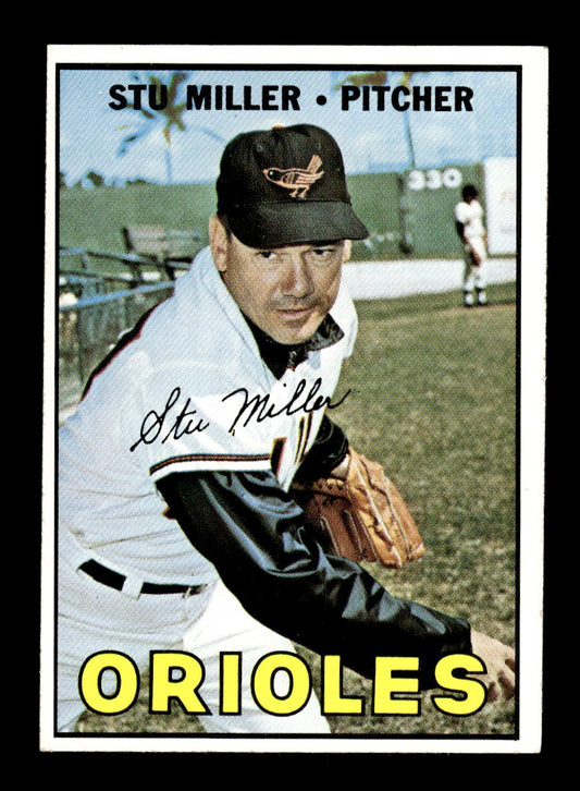 1967 Topps #345 Stu Miller PACK FRESH HOF10010406