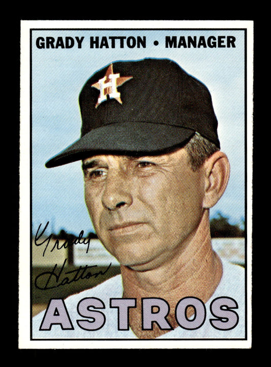 1967 Topps #347 Grady Hatton PACK FRESH HOF10010408