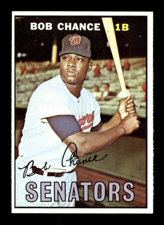 1967 Topps #349 Bob Chance PACK FRESH HOF10010410