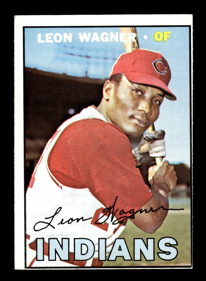 1967 Topps #360 Leon Wagner PACK FRESH HOF10010418