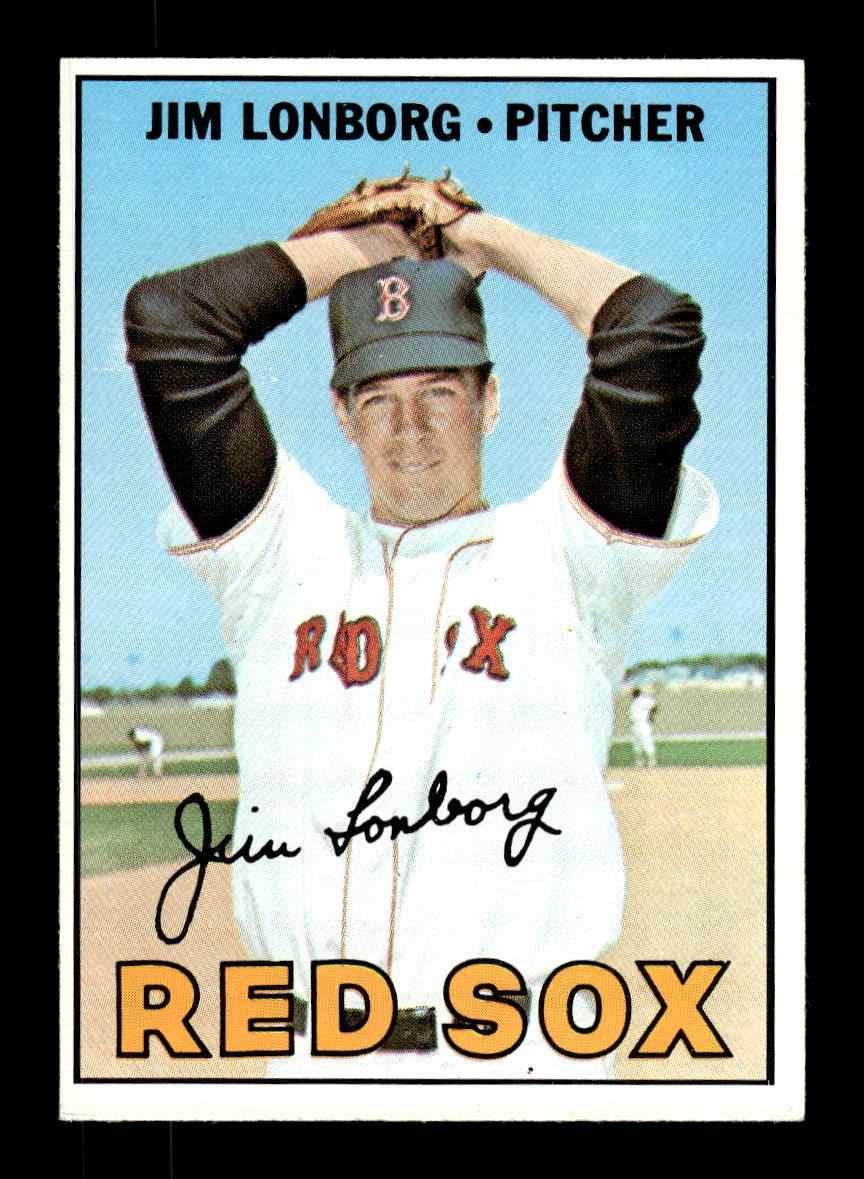 1967 Topps #371 Jim Lonborg PACK FRESH HOF10010425