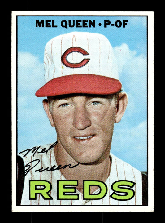 1967 Topps #374b Mel Queen PACK FRESH HOF10010428