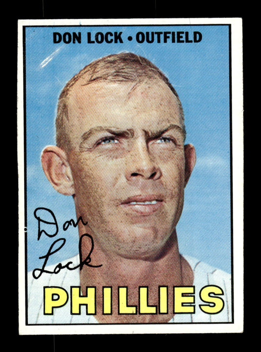 1967 Topps #376 Don Lock PACK FRESH HOF10010430