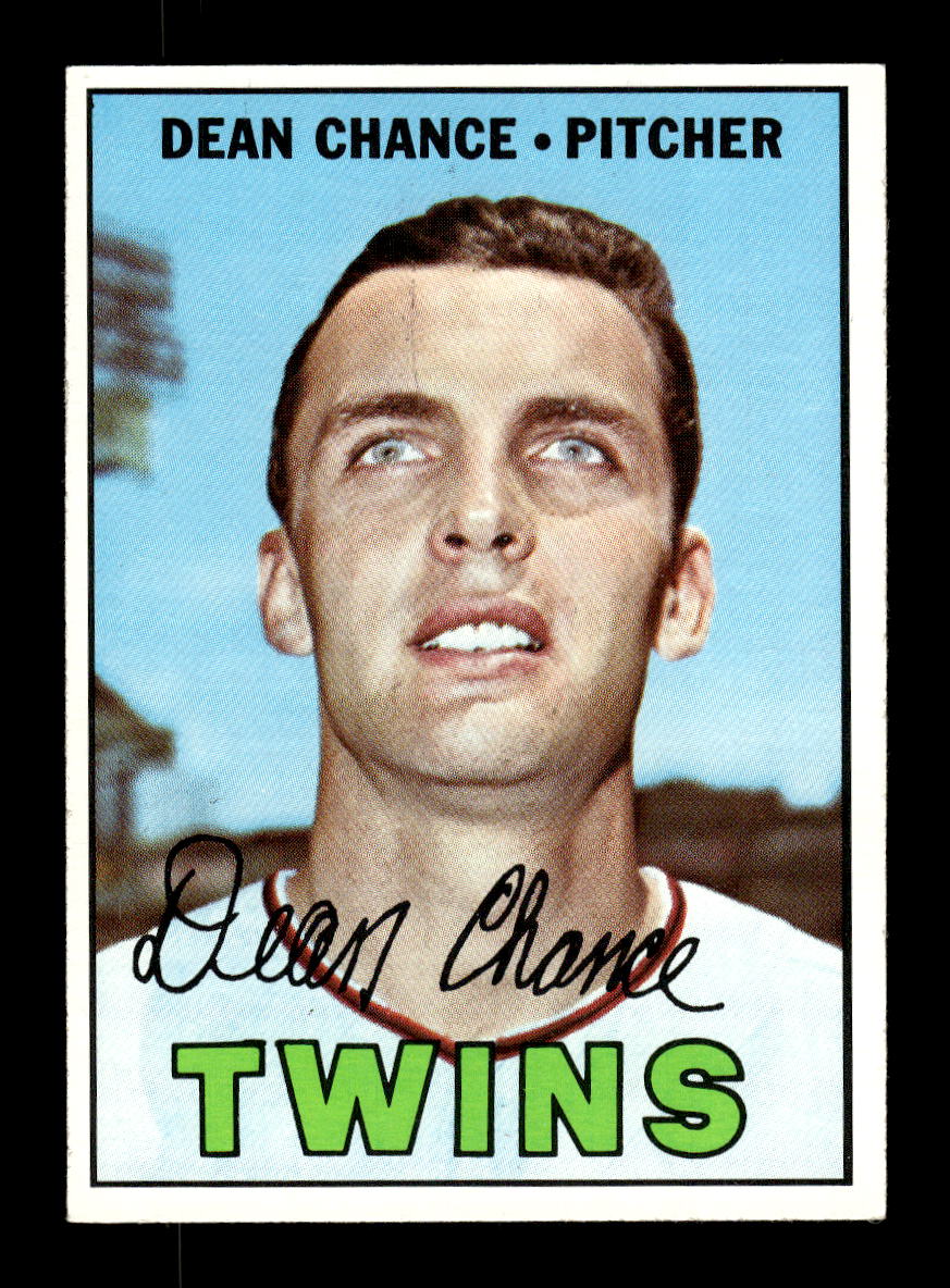 1967 Topps #380 Dean Chance PACK FRESH HOF10010433