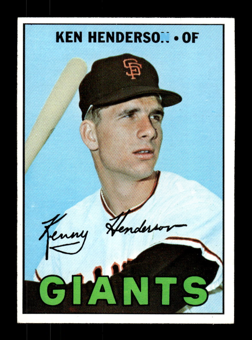 1967 Topps #383 Ken Henderson PACK FRESH HOF10010436
