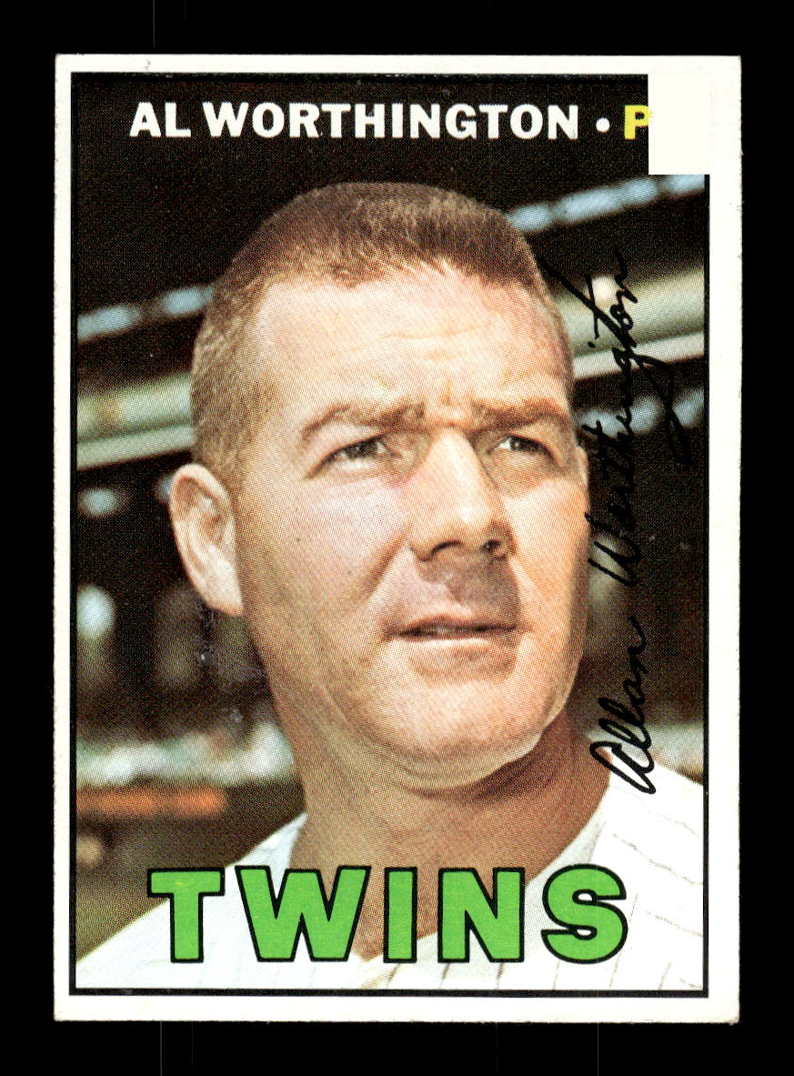 1967 Topps #399 Al Worthington PACK FRESH HOF10010451