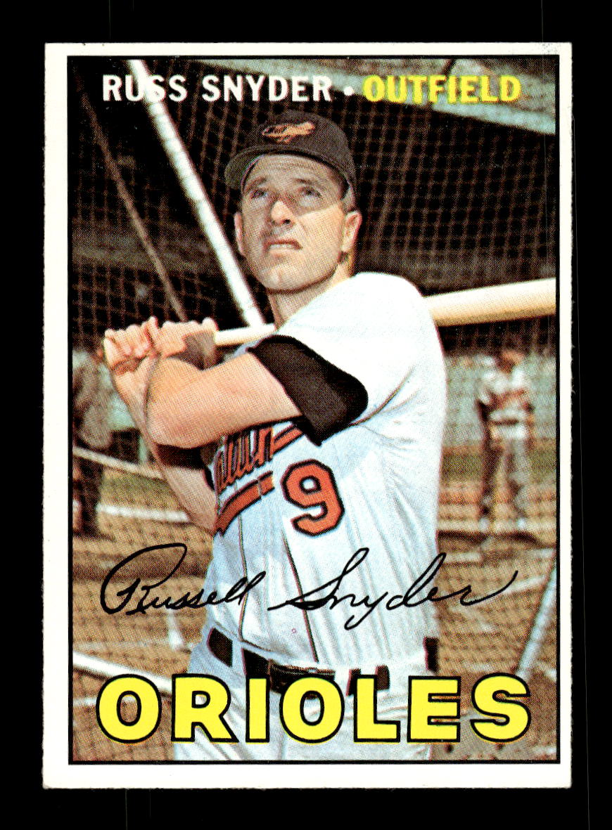 1967 Topps #405 Russ Snyder PACK FRESH HOF10010457