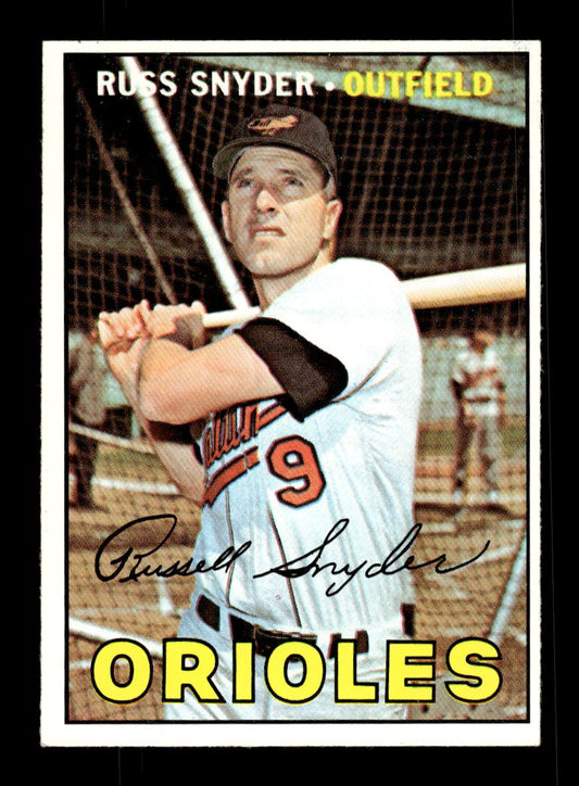 1967 Topps #405 Russ Snyder PACK FRESH HOF10010457