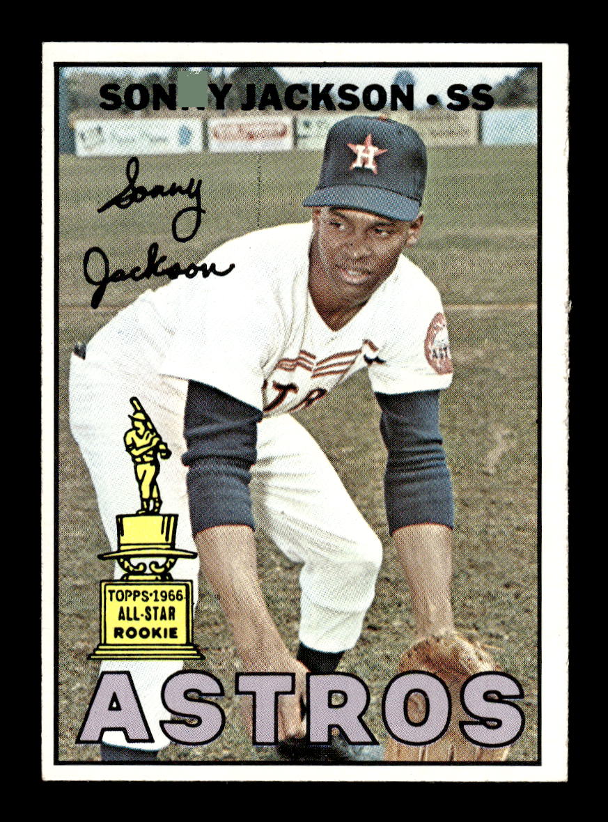 1967 Topps #415 Sonny Jackson PACK FRESH HOF10010465