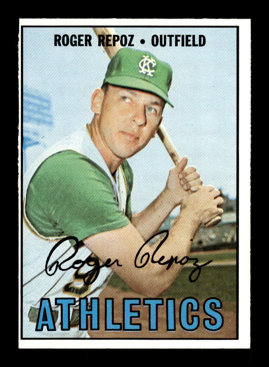 1967 Topps #416 Roger Repoz PACK FRESH HOF10010466