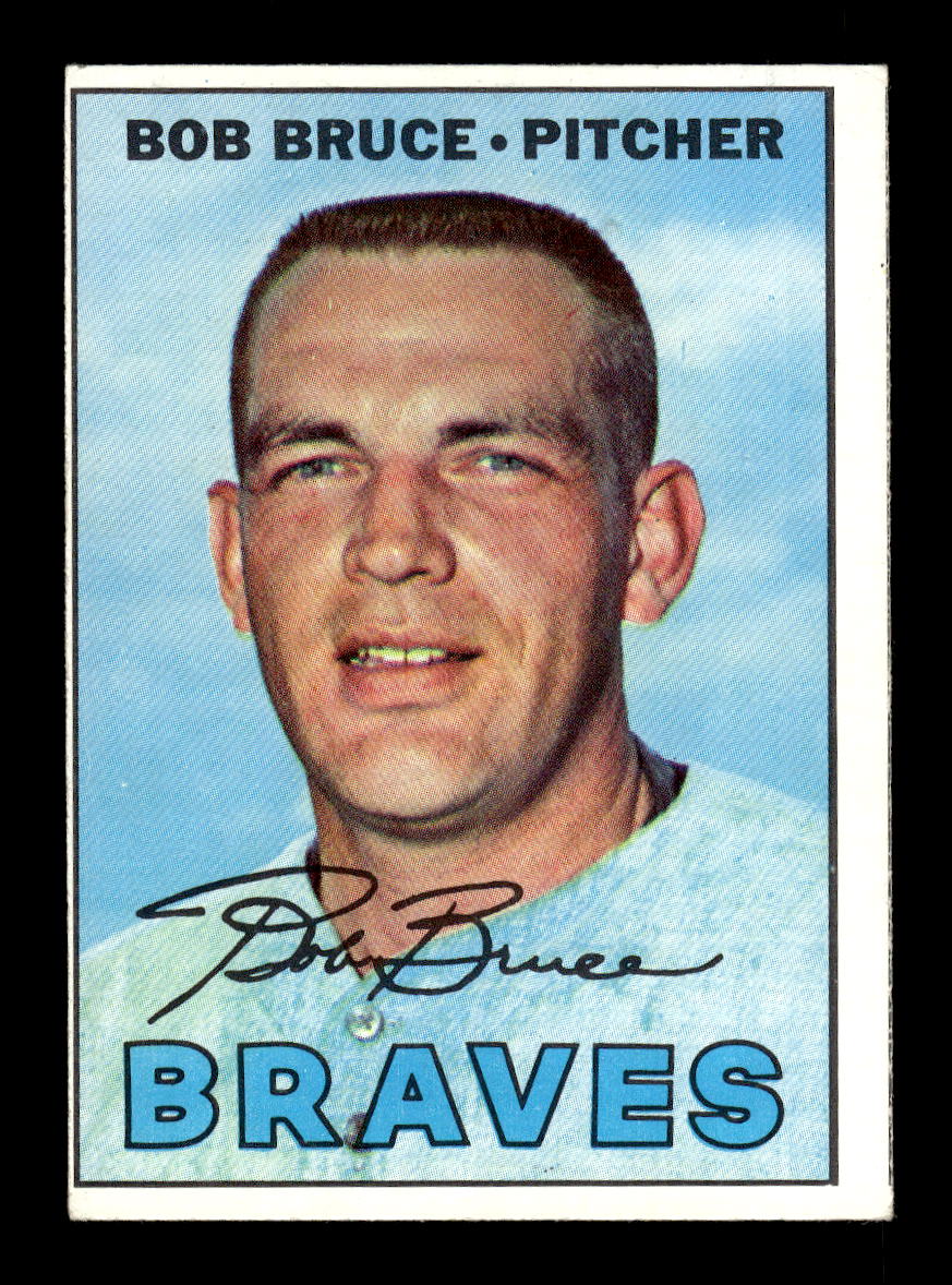 1967 Topps #417a Bob Bruce PACK FRESH HOF10010467