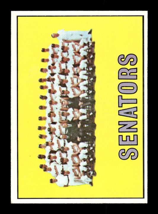 1967 Topps #437 Washington Senators PACK FRESH HOF10010481