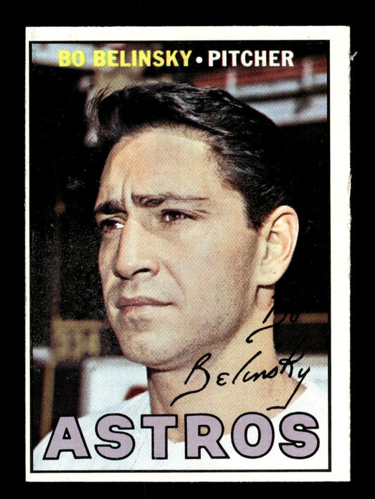1967 Topps #447b Bo Belinsky PACK FRESH HOF10010491