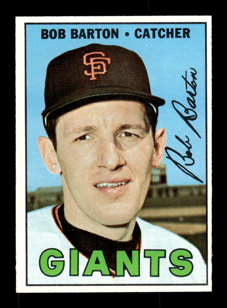 1967 Topps #462 Bob Barton PACK FRESH HOF10010503