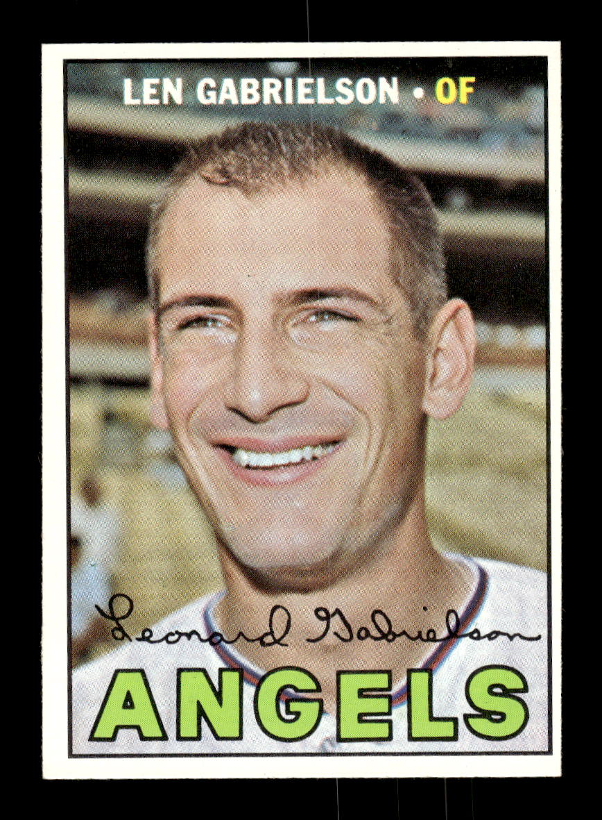 1967 Topps #469 Len Gabrielson PACK FRESH HOF10010509
