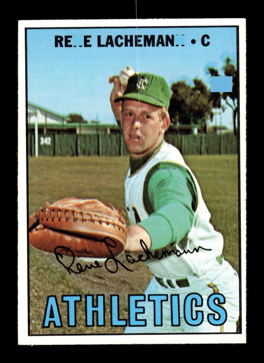 1967 Topps #471 Rene Lachemann PACK FRESH HOF10010511