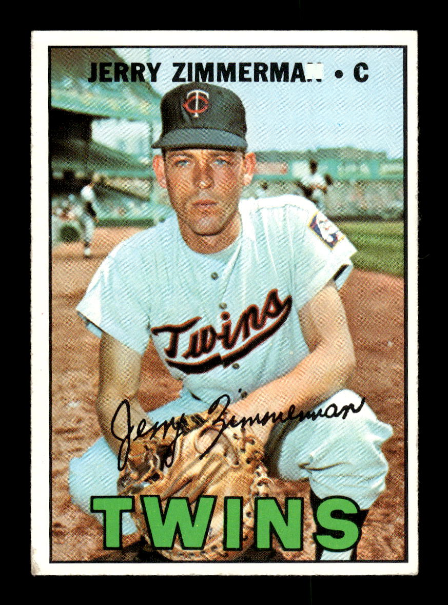 1967 Topps #501 Jerry Zimmerman PACK FRESH HOF10010522