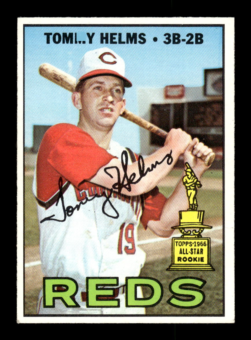 1967 Topps #505 Tommy Helms PACK FRESH HOF10010525
