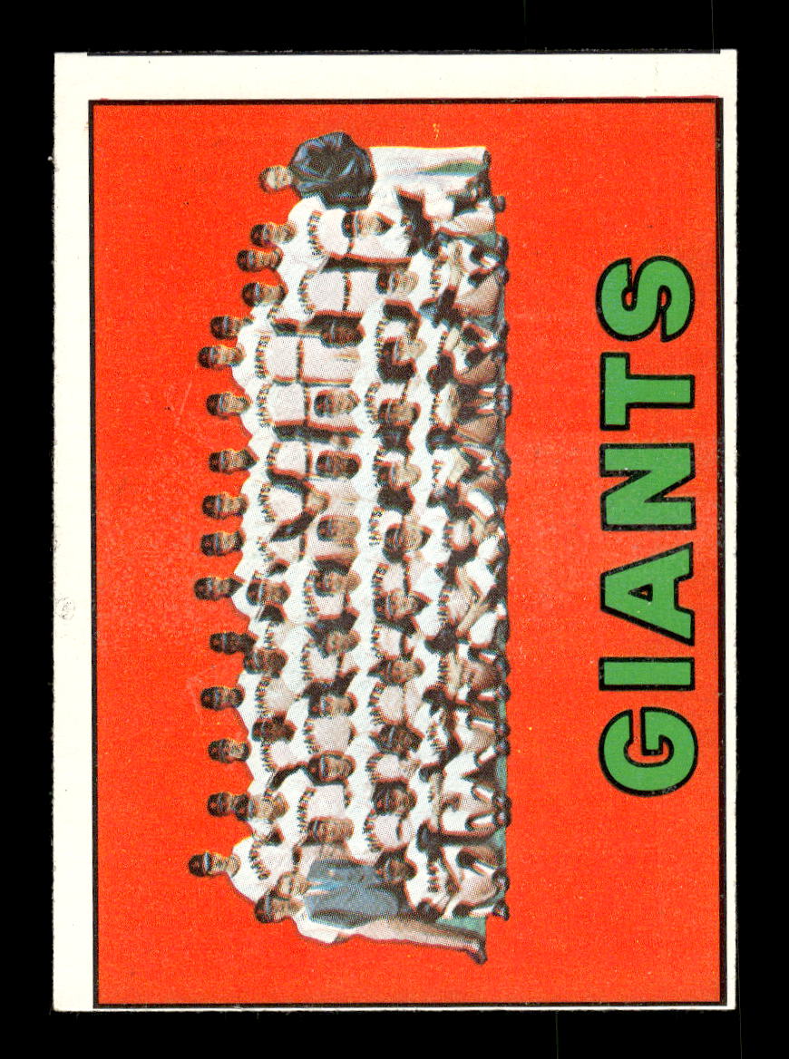 1967 Topps #516 San Francisco Giants PACK FRESH HOF10010531