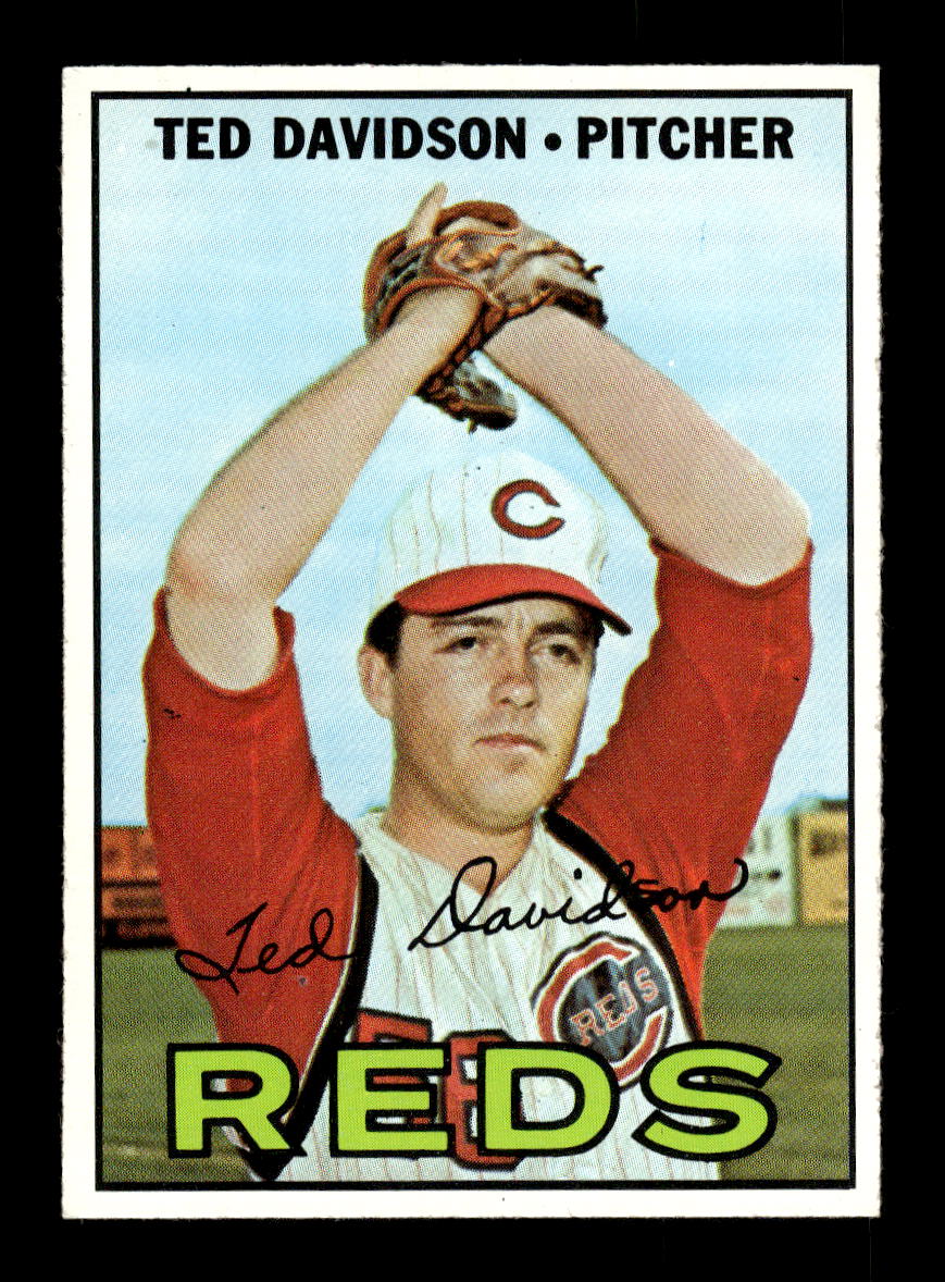 1967 Topps #519 Ted Davidson PACK FRESH HOF10010533