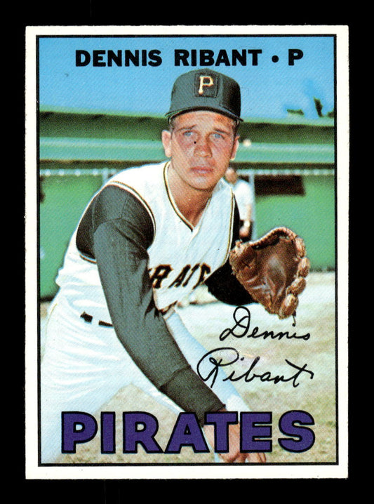 1967 Topps #527 Dennis Ribant PACK FRESH HOF10010538