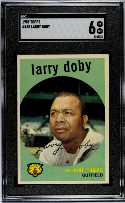 1959 Topps #455 Larry Doby SGC 6 SN 1383181
