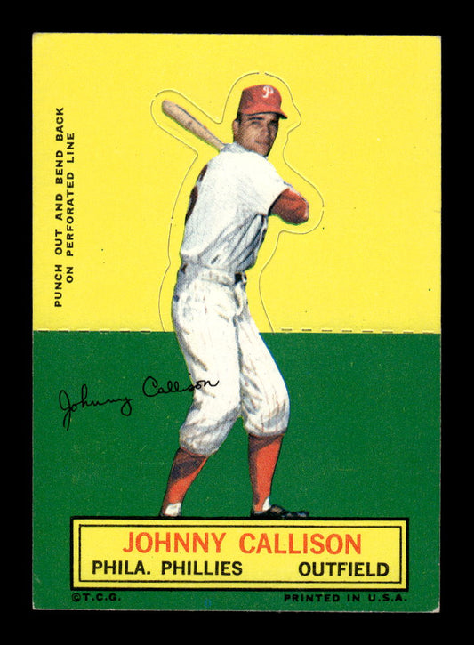 1964 Topps Stand-Ups Johnny Callison Philadelphia Phillies VGEX HOF10010577
