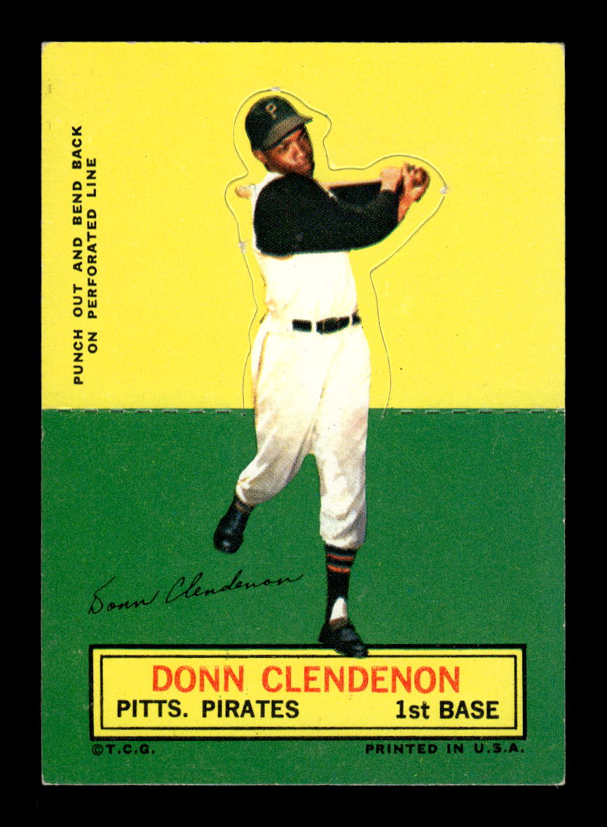 1964 Topps Stand-Ups SP Donn Clendenon Pittsburgh Pirates VG HOF10010579