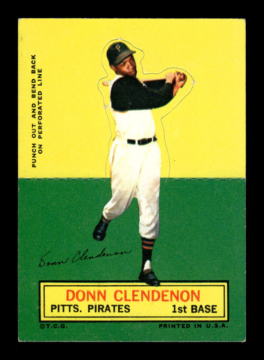1964 Topps Stand-Ups SP Donn Clendenon Pittsburgh Pirates VG HOF10010579