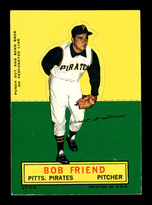 1964 Topps Stand-Ups Bob Friend Pittsburgh Pirates VG HOF10010583