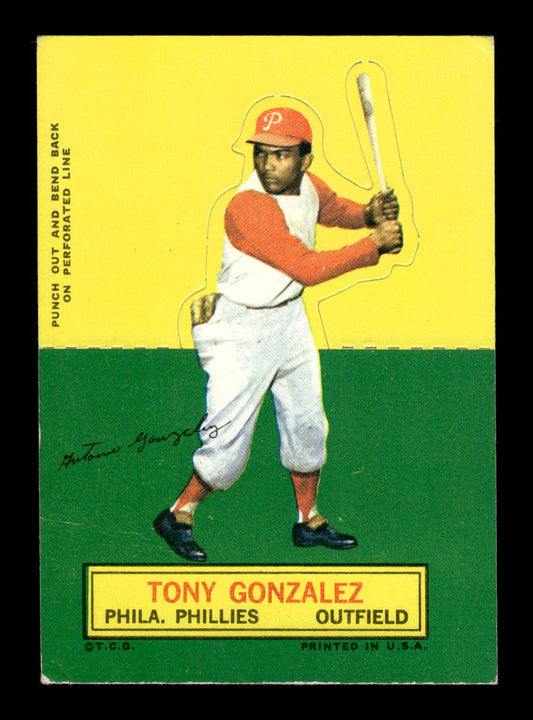 1964 Topps Stand-Ups SP Tony Gonzalez Philadelphia Phillies VG HOF10010584
